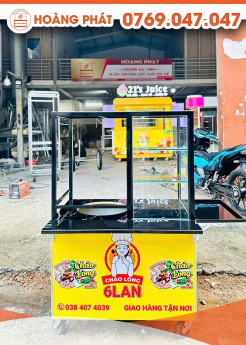 Xe cháo lòng 1m x 60 x 2m XBH801