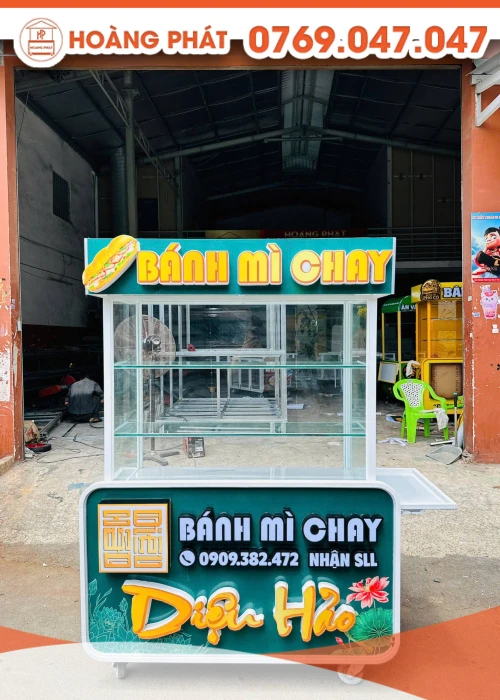 Xe bánh mì 1m2 x 60 x 2m XBM963