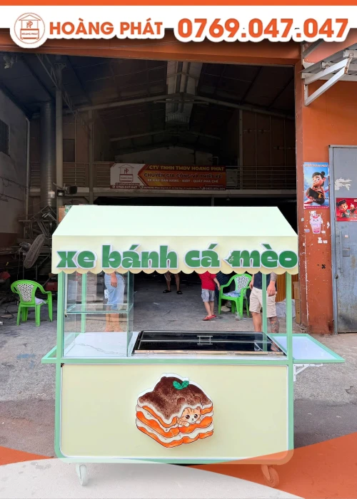 Xe bánh cá mèo 1m5 x 60 x 2m XBH1215