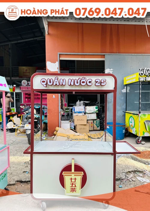 Xe bán nước 1m2 x 60 x 2m XBH704