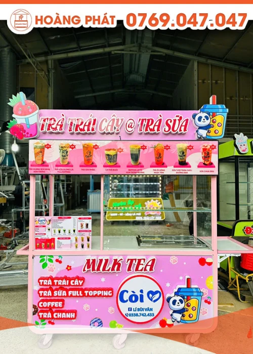 Xe trà sữa và trà trái cây 1m6 x 60 x 2m XTS721
