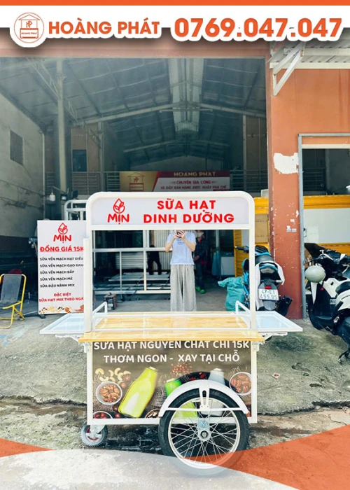 Xe sữa hạt dinh dưỡng 1m1 x 60 x 2m XBH804