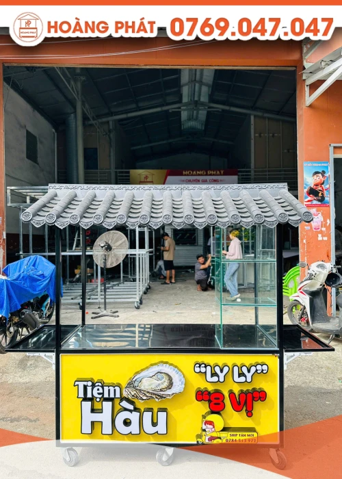 Xe bán hàu 1m5 x 60 x 2m XBH968