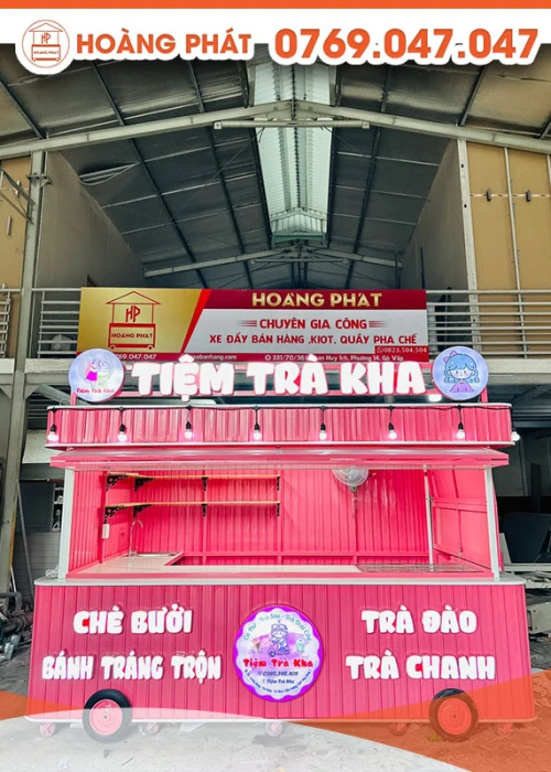Kiot bán đồ ăn 3m5 x 2m x 2m K706