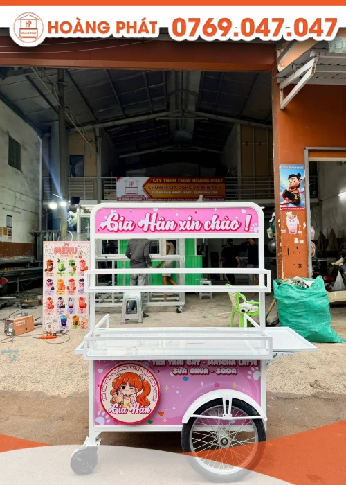 Xe trà sữa 1m2 x 60 x 2m XTS1365
