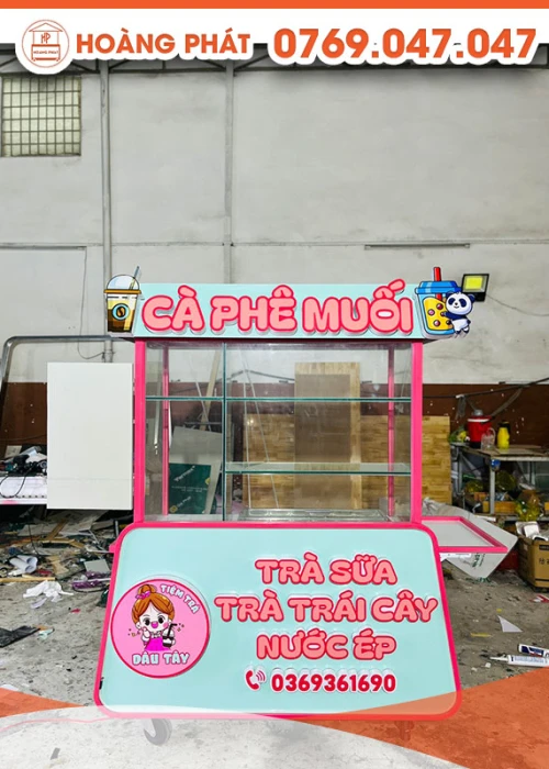 Xe cà phê muối 1m2 x 60 x 2m XCF643