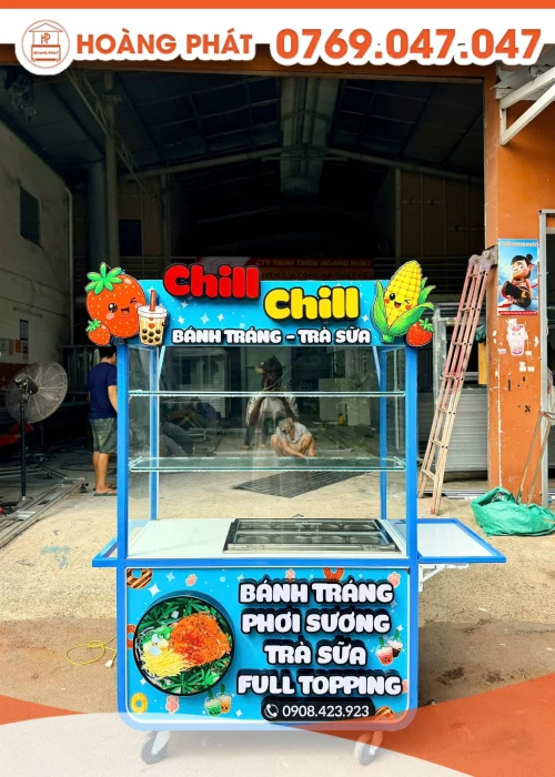 Xe bánh tráng phơi sương 1m5 x 60 x 2m XBH1369