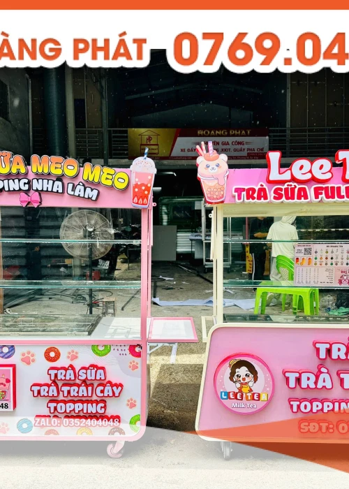 Xe trà sữa 1m5 x 60 x 2m XTS1043