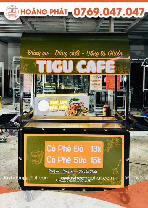 Xe Cà Phê 1m-1m8 x 60 x 2m XCF158