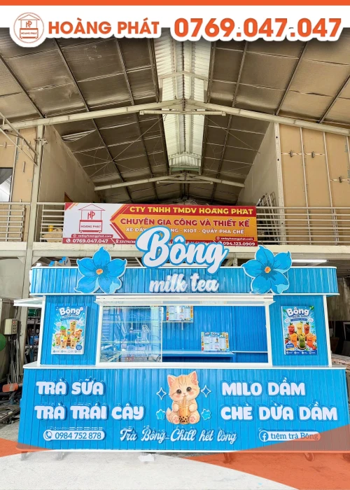 Kiot bán hàng 4m x 2m3 x 2m K1372