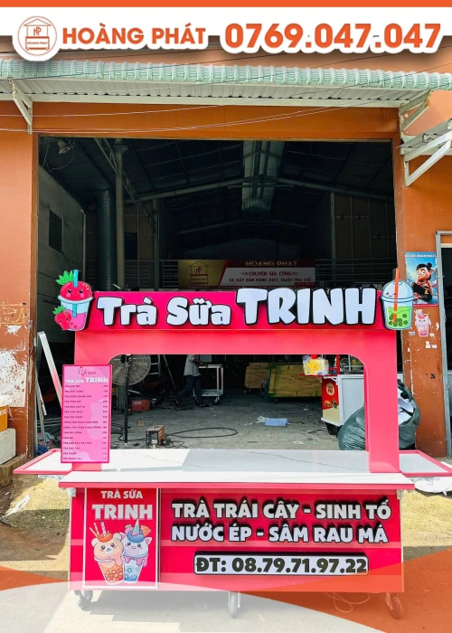 Xe trà sữa, nước các loại 2m x 60 x 2m XTS1084