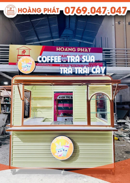 Kiot Bán Nước, Cafe, Trà Trái Cây2m3 x 1m7 x 2m K987