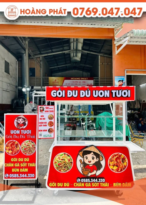 Xe Gỏi Đu Đủ Tiện Lợi 1m2 x 60 x 2m XBH985