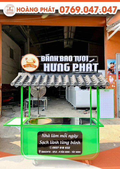 Xe bánh bao tươi 1m6 x 60 x 2m XBH1255