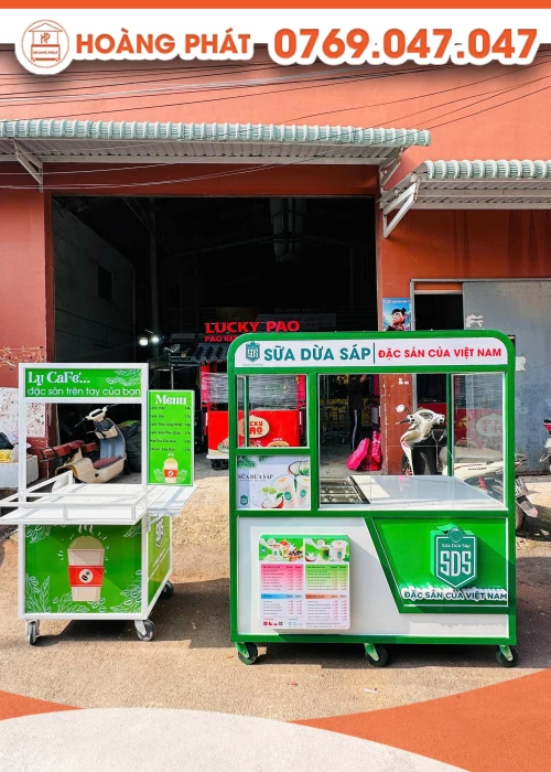 Xe sữa dừa sáp 1m2 x 60 x 2m XBH1087