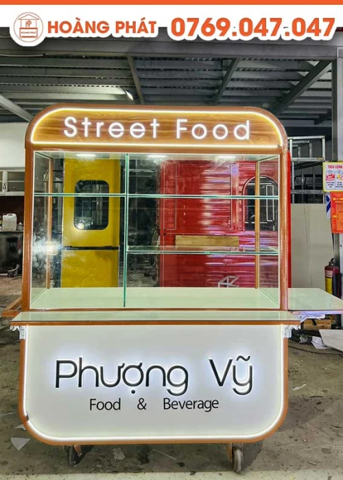 Xe Đồ Ăn Vặt 1m-1m8 x 60 x 2m XTS42