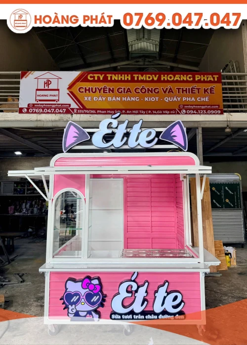 Kiot bán hàng 2m x 1m7 x 2m K1377
