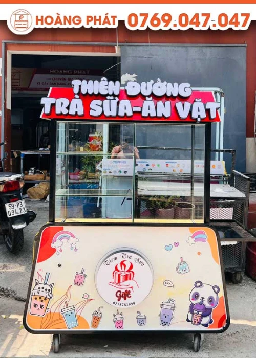 Xe trà sữa 1m-1m8 x 60 x 2m XTS46