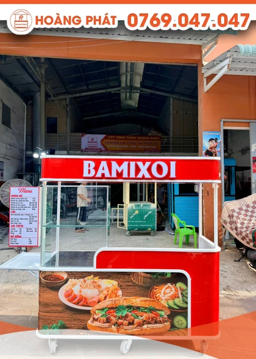 Xe bánh mỳ xôi 1m8 x 60 x 2m XBM1308
