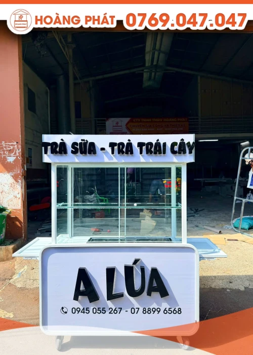 Xe trà sữa 1m2 x 60 x 2m XTS1387