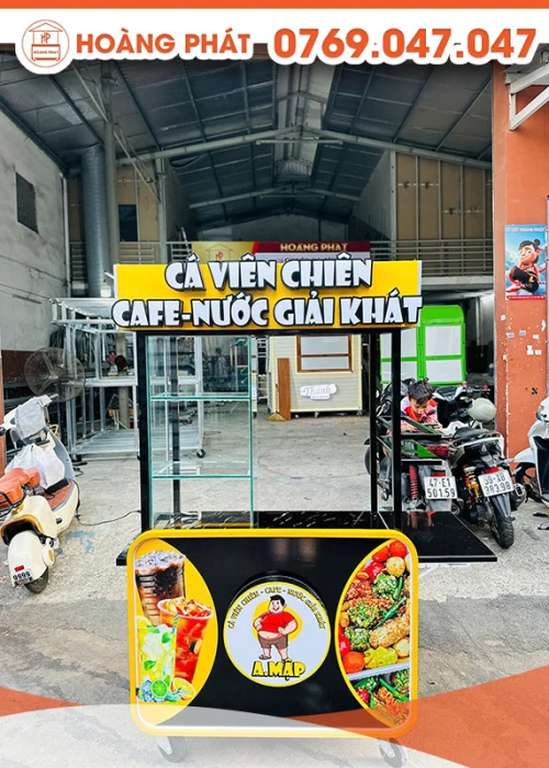 Xe cá viên chiên 1mx 60 x 2m XBH1022