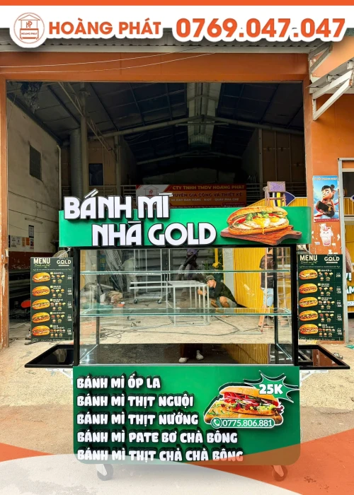 Xe bánh mỳ 1m5 x 60 x 2m XBM1381