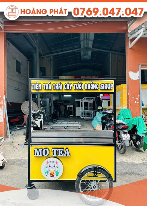 Xe trà trái cây tươi 1m4 x 60 x 2m XBH921