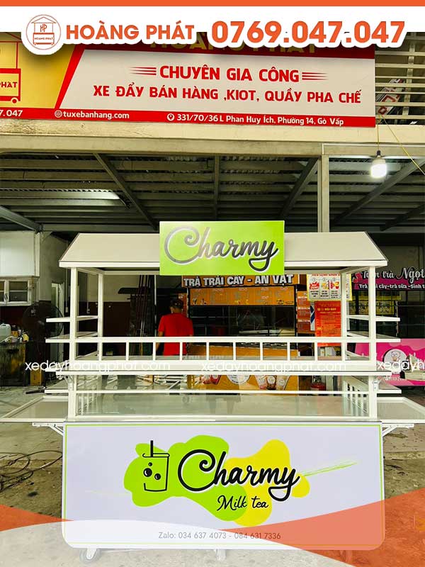 Xe Trà Sữa 1m8 x 60 x 2m X197