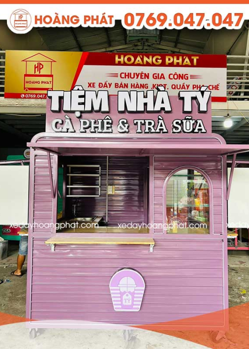 Kiot Bán Cafe, Trà Sữa 2m x 1m8 x 2m K196