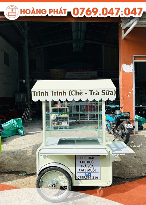 Xe trà sữa, chè 1m2 x 60 x 2m XTS603