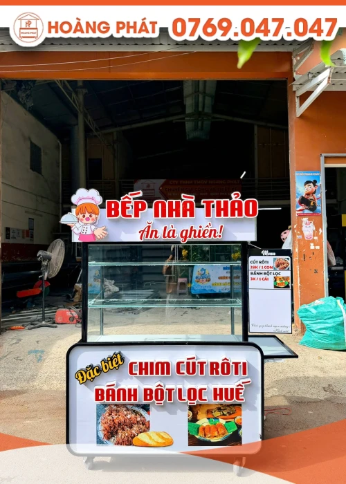 Xe bánh mì 1m2 x 60 x 2m XBM1389