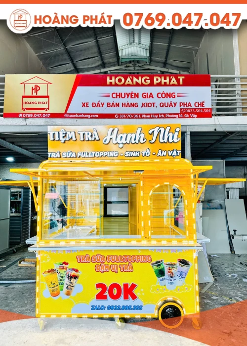 Kiot bán trà 2m x 1m8 x 2m K1006