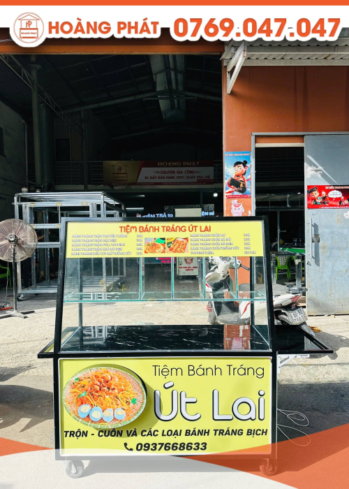 Xe bánh tráng 1m4 x 60 x 2m XBH958
