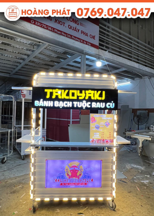 Xe bán bánh 1m2 x 60 XBH354