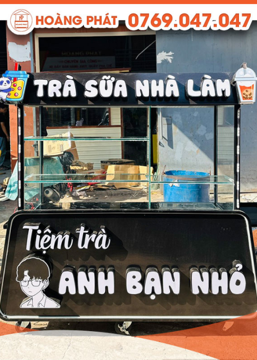Xe Trà Sữa Nhà Làm Thơm Ngon 1m6 x 60 x 2m XTS497