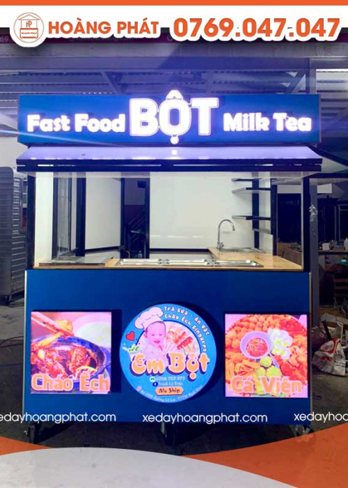 Kiot Bán Hàng Trà Sữa 1m-1m8 x 60 x 2m K113