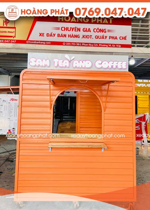 Kiot Bán Hàng 1m6 x 1m6 x 2m K136