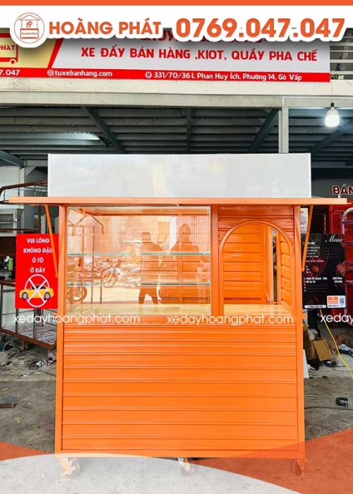 Kiot Bán Hàng 1m-1m8 x 60 x 2m K135