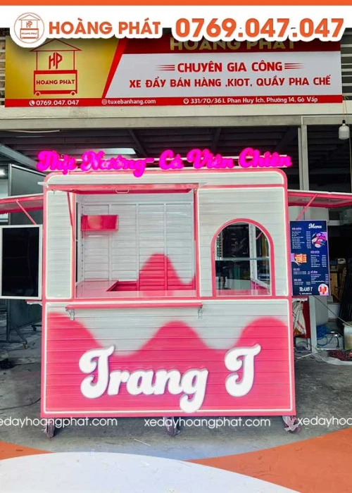 Kiot Bán Hàng Ăn Vặt 1m-1m8 x 60 x 2m K109