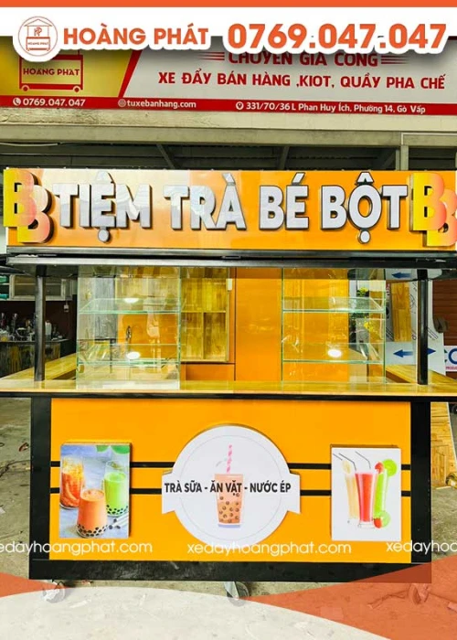 Kiot Bán Hàng Trà 1m-1m8 x 60 x 2m K105