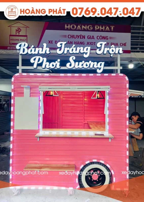 Kiot Bán Hàng Ăn Vặt 2m x 1m7 x 2m K124