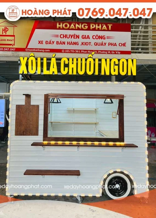 Kiot Bán Hàng Ăn 2m4 x 1m7 x 2m K126