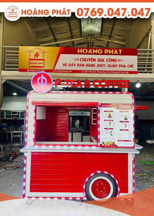 Kiot trà cà phê 2m x 1m6 K252