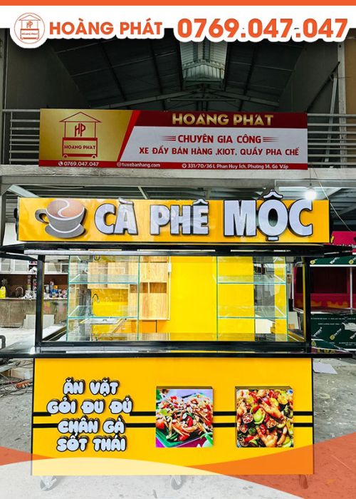 Kiot bán cafe Mộc 2m x 1m6 K416