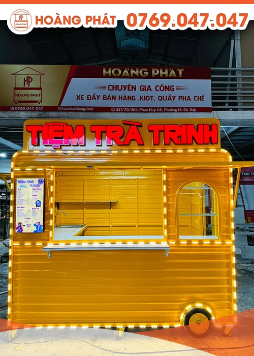 Kiot bán hàng nước uống trà 2m5 x 1m7 K409