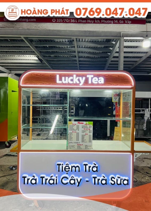 Xe Trà Trái Cây 1m6 x 60 x 2m XTS250