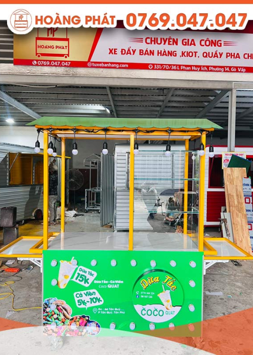 Xe Dừa Tắc 1m3 x 60 x 2m XBH256