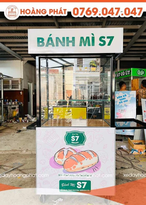 Xe Bánh Mì 1m-1m8 x 60 x 2m XBM86