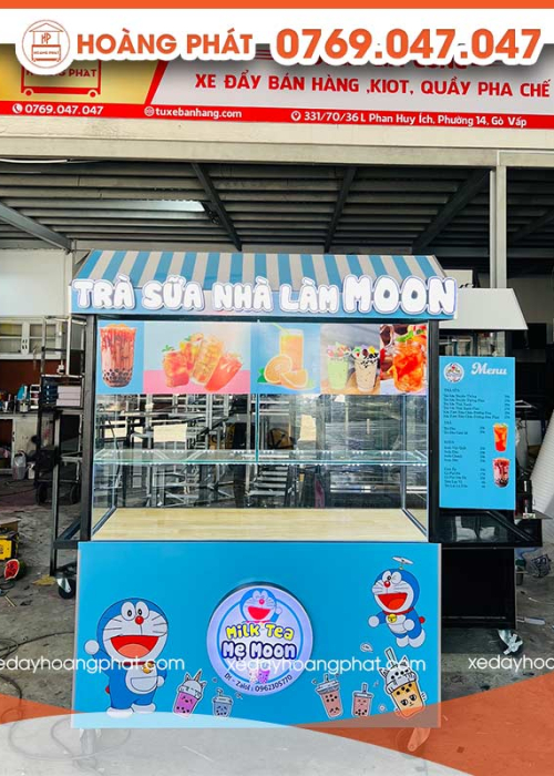 Xe Trà Sữa 1m-1m8 x 60 x 2m XTS96