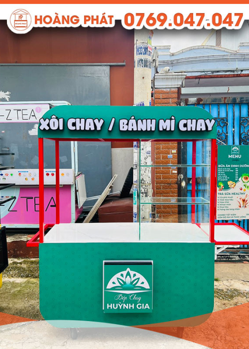 Xe bánh mỳ xôi chay 1m4 x 60 XBM299